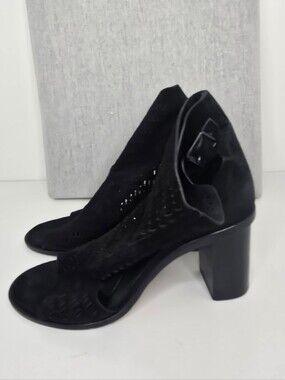 Zero Maria Cornejo Suede Laser Cut Heels